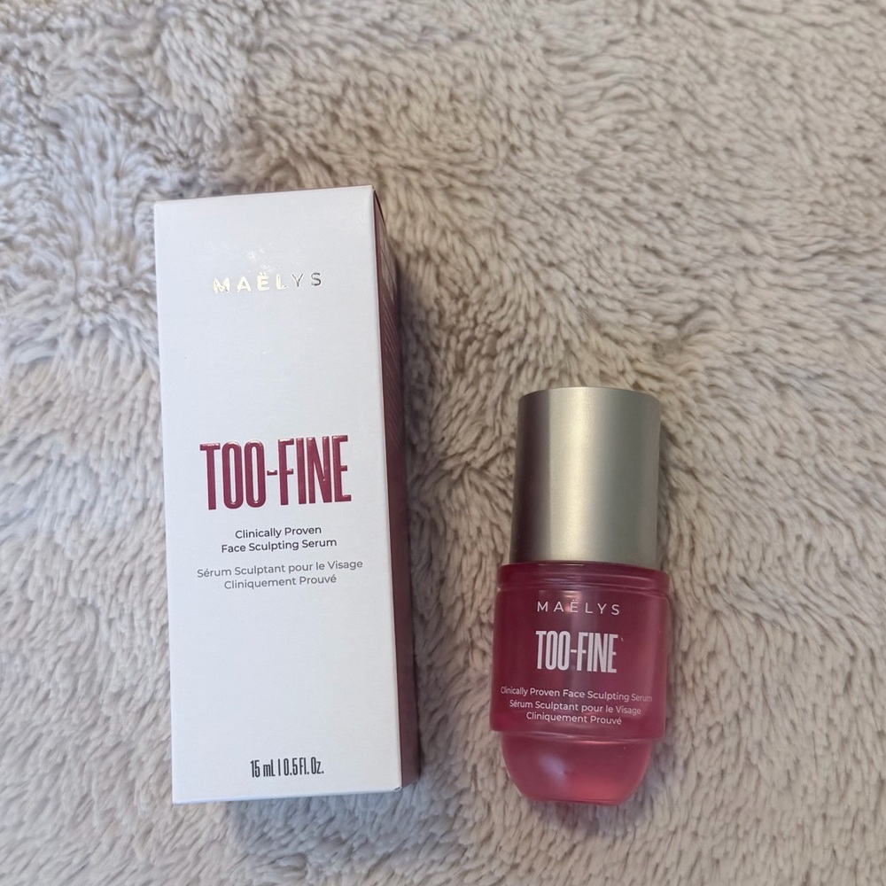 Maelys TOO-FINE Face Sculpting Serum (2 Full Bottles)